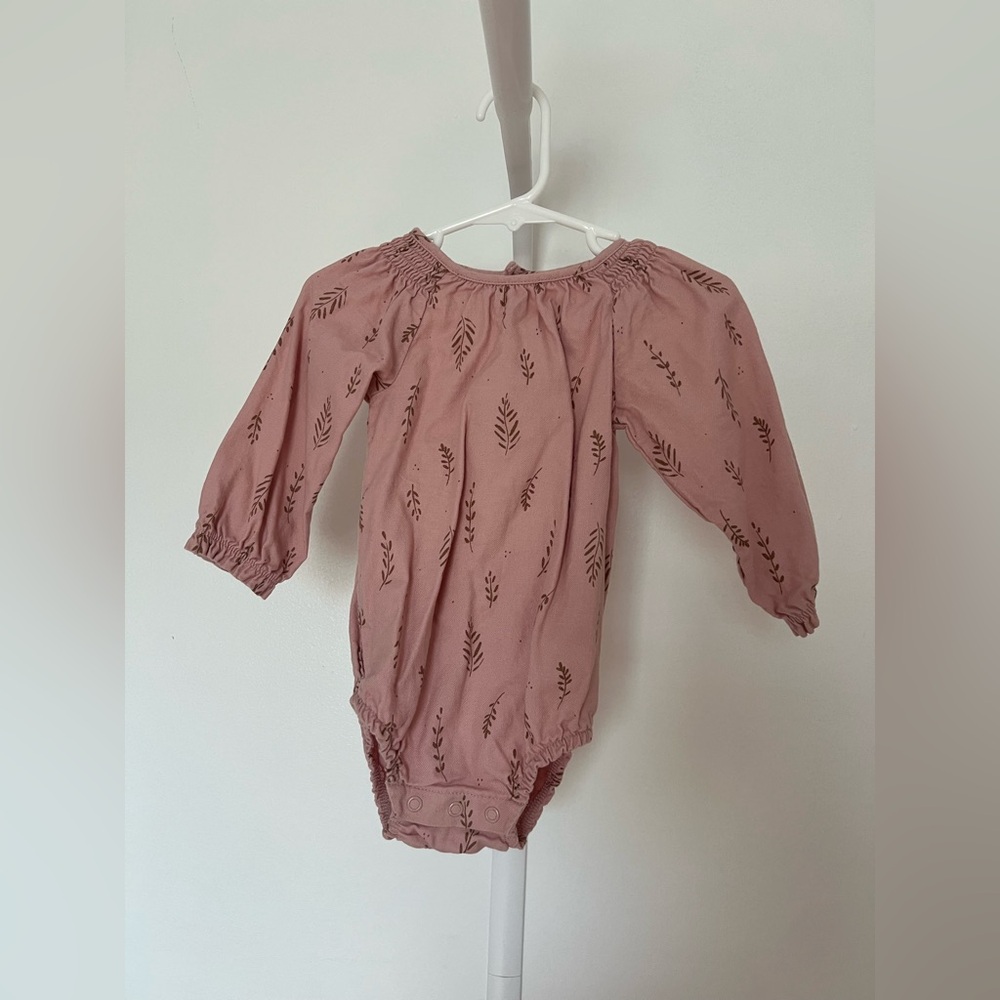 Carters long sleeve romper & stockings outfit